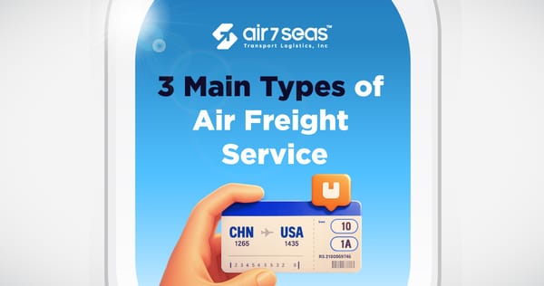 3 Main Types of Air Freight Service